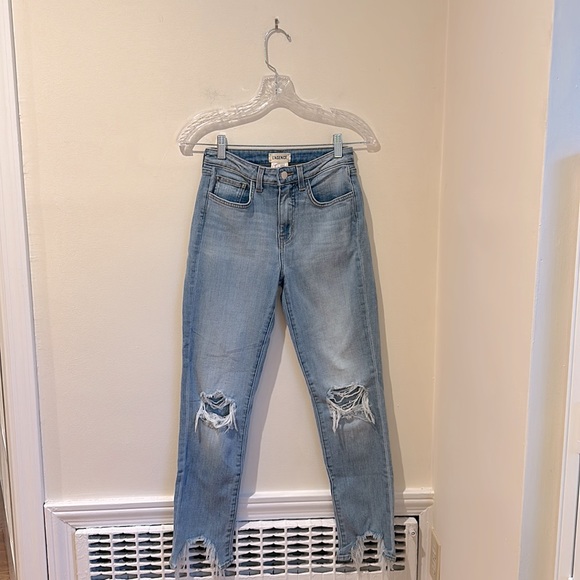 L’AGENCE Women’s Ripped Ankle Jeans Size 25 - Picture 3 of 14